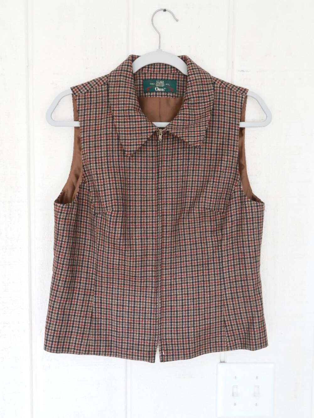 Orvis Women's Wool Tweed Vest | Size 10